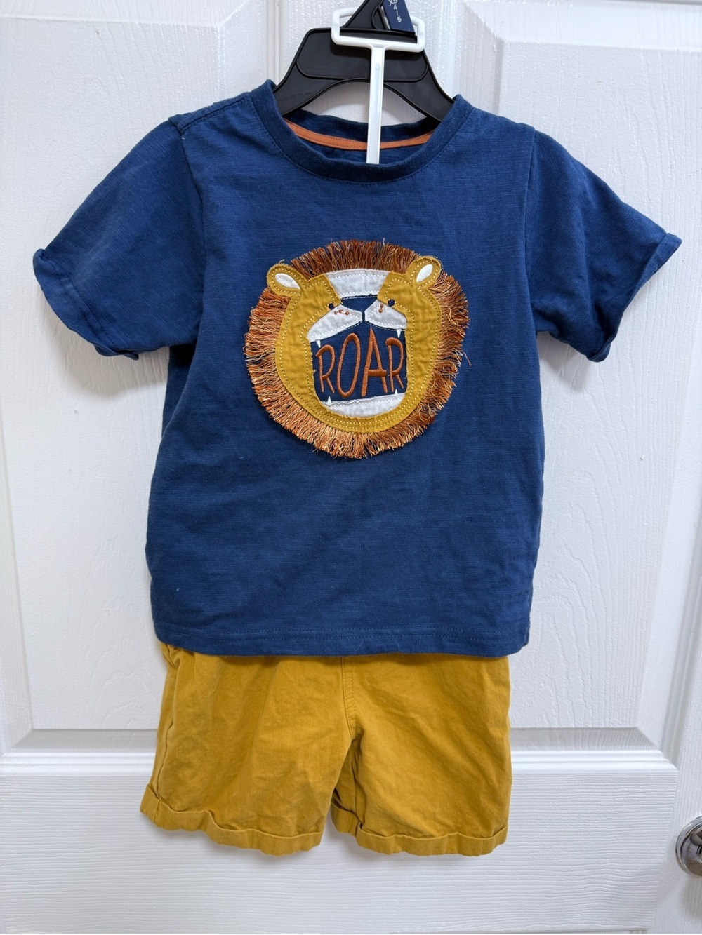 Tommy Bahama Boys Navy 'Roar' Lion Short Set w/Lion Backpack, Size 4T